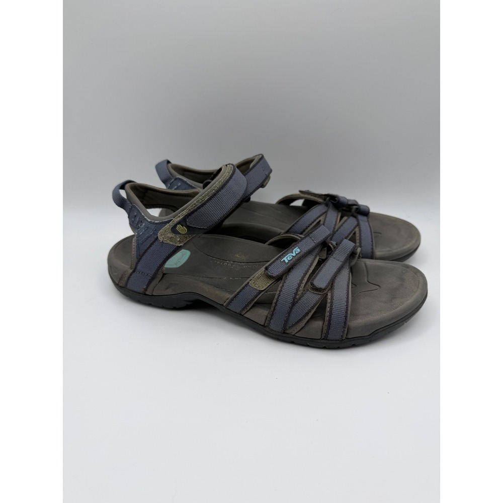 Teva Tirra Slate Blue Grey Sport Sandals Womens 8.5 Hiking Water Shoes 4266